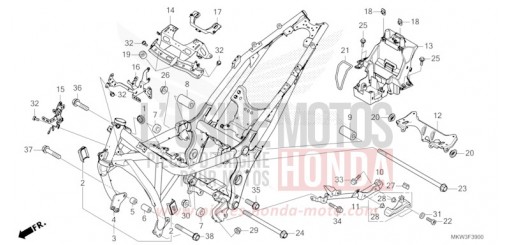 FRAME BODY NC750XAP de 2023